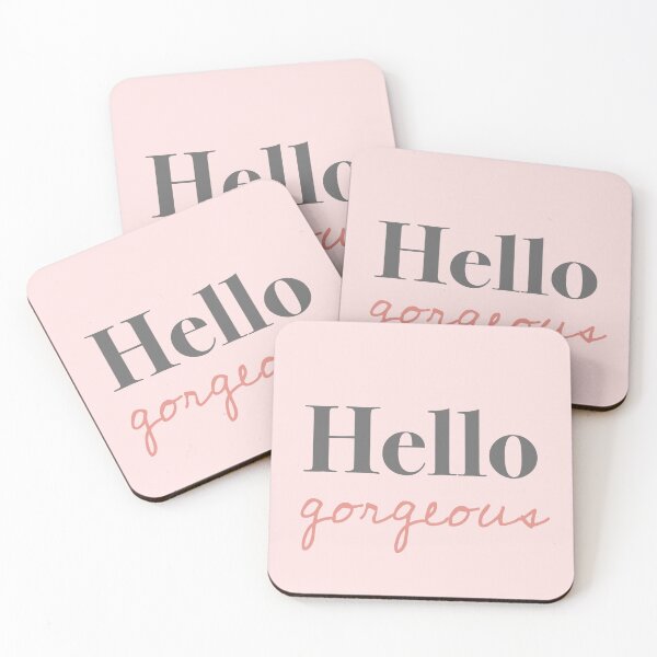 Item preview, Hello Gorgeous - Cute Sayings - Pink designed and sold by Flip & Flop.