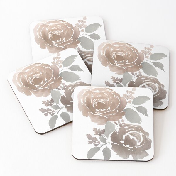 Item preview, Rustic Watercolor Roses - Gold Palette designed and sold by KristinaTrott.