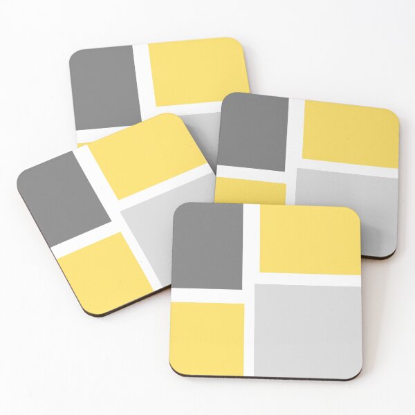 Item preview, Block colours of yellow and grey designed and sold by Amal20.