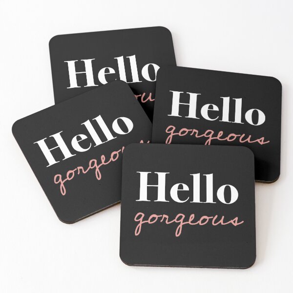 Item preview, Hello Gorgeous - Cute Sayings - Black designed and sold by Flip & Flop.