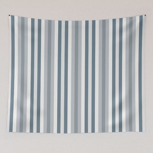 Item preview, Silver Gray Shades Striped designed and sold by ArtHanbal.