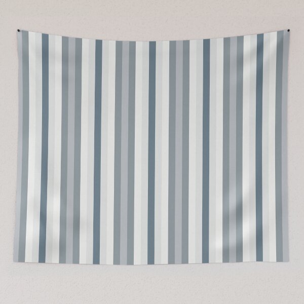 Item preview, Silver Gray Shades Striped designed and sold by ArtHanbal.