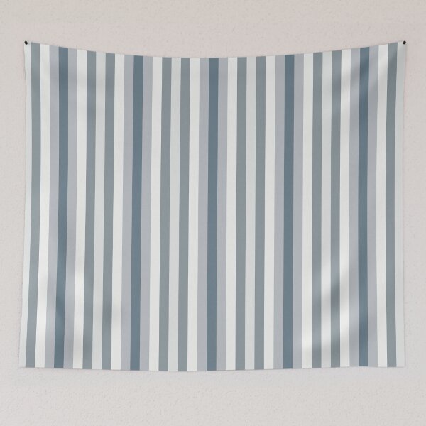 Item preview, Silver Gray Shades Striped designed and sold by ArtHanbal.