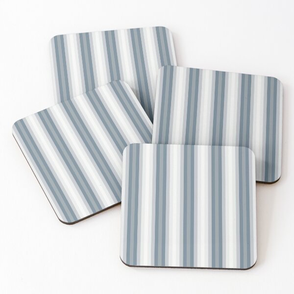 Item preview, Silver Gray Shades Striped designed and sold by ArtHanbal.