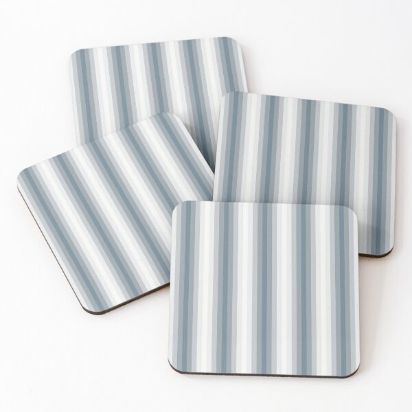 Item preview, Silver Gray Shades Striped designed and sold by ArtHanbal.