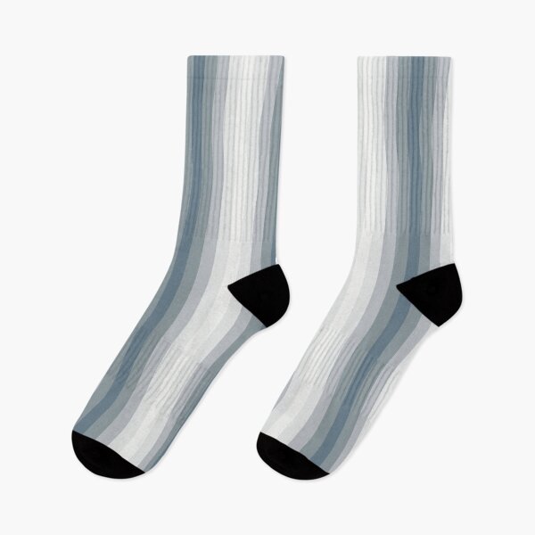 Item preview, Silver Gray Shades Striped designed and sold by ArtHanbal.
