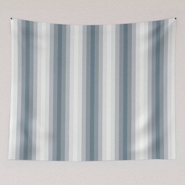 Item preview, Silver Gray Shades Striped designed and sold by ArtHanbal.