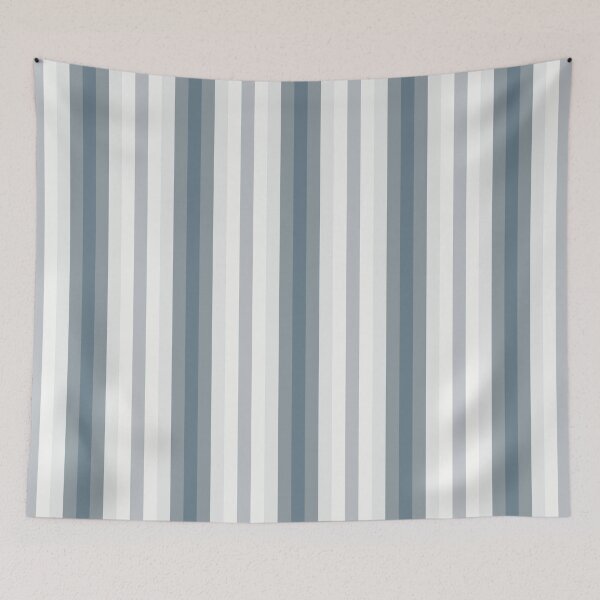 Item preview, Silver Gray Shades Striped designed and sold by ArtHanbal.