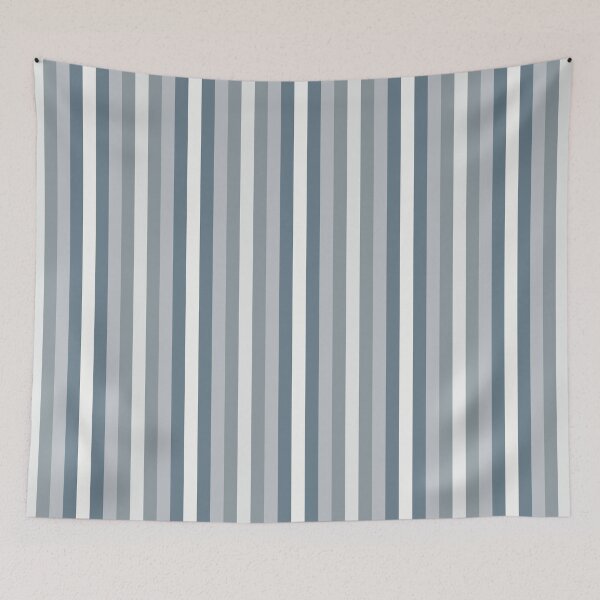 Item preview, Silver Gray Shades Striped designed and sold by ArtHanbal.