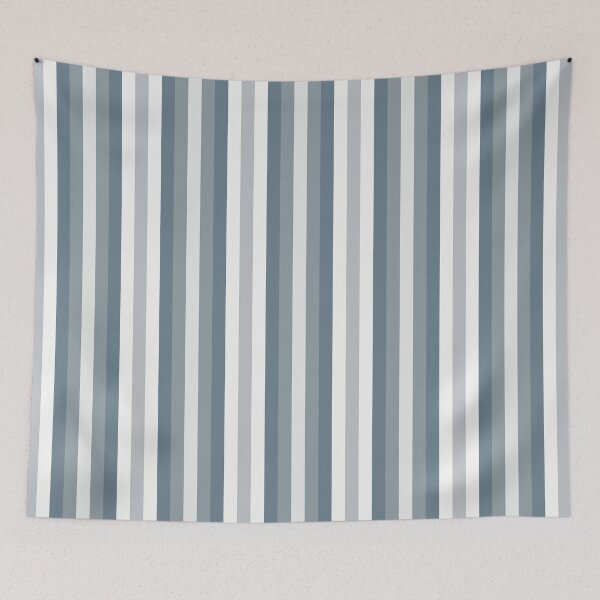 Item preview, Silver Gray Shades Striped designed and sold by ArtHanbal.