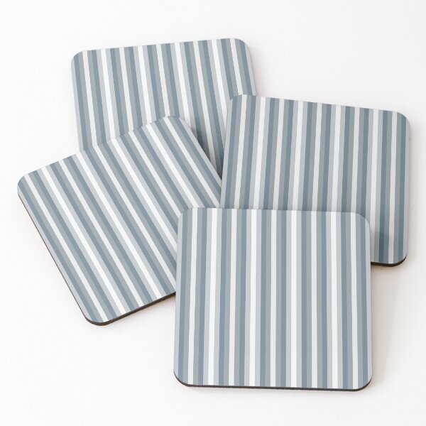 Item preview, Silver Gray Shades Striped designed and sold by ArtHanbal.
