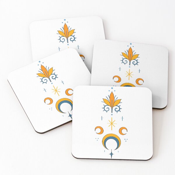 Item preview, the stars, the moons, and a flower designed and sold by florence + sage.