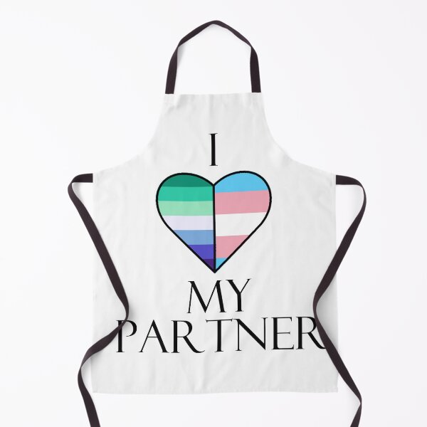 Item preview, I Love My Partner - Gay & Trans Pride Flags designed and sold by Sleeping-Satan.