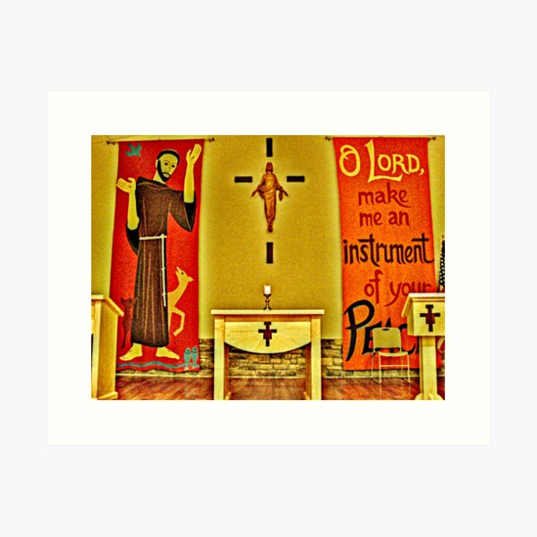 Item preview, Bright Sunny Altar, Carnevale Center, St Mary's Parish designed and sold by Jane Neill-Hancock.