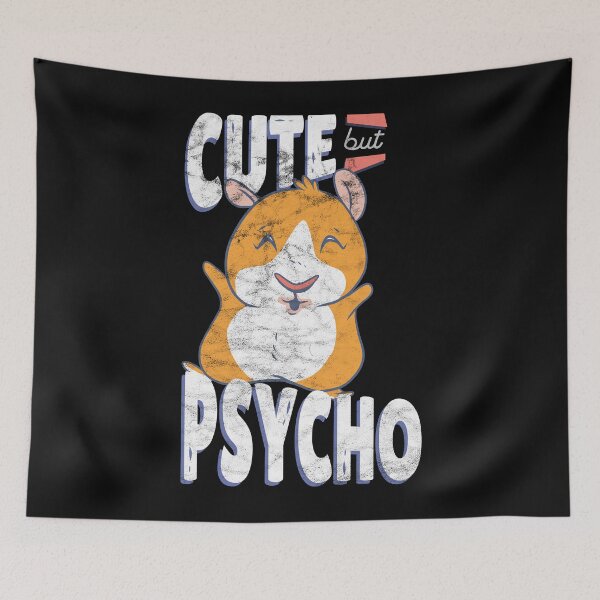 Item preview, Cute pet hamster is cute but psycho designed and sold by honksunited.