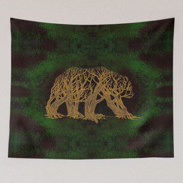 Item preview, Ursa Arbor, Gold in the Greenery designed and sold by LauraGarabedian.