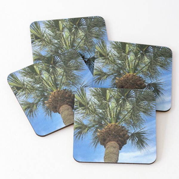 Item preview, Florida Sabal Palm Tree in Blue Sky designed and sold by Gsallicat.