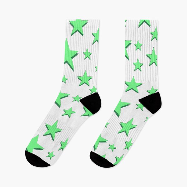 Item preview, Mint Green Multi Stars Variety Size Pack with Dark Green Shadow designed and sold by byemma.