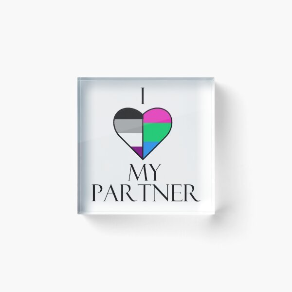 Item preview, I Love My Partner - Ace & Poly Pride Flags designed and sold by Sleeping-Satan.