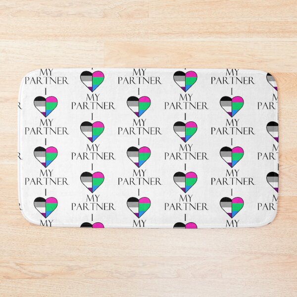 Item preview, I Love My Partner - Ace & Poly Pride Flags designed and sold by Sleeping-Satan.