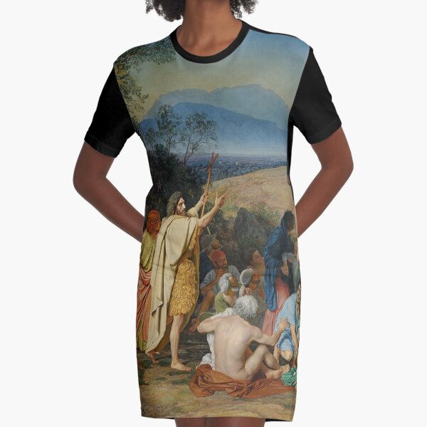 The Appearance of Christ Before the People Graphic T-Shirt Dress