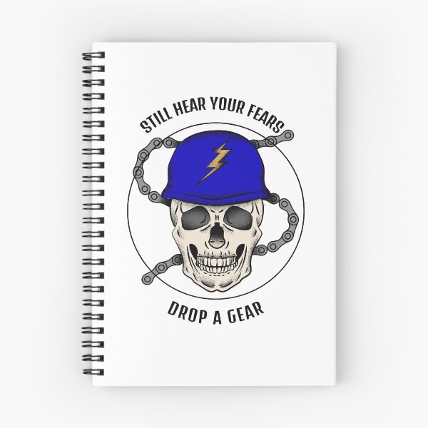 Item preview, Still Hear Your Fears? Drop a Gear Cool Motorcycle Or Funny Helmet Stickers designed and sold by MoonsmileProd.