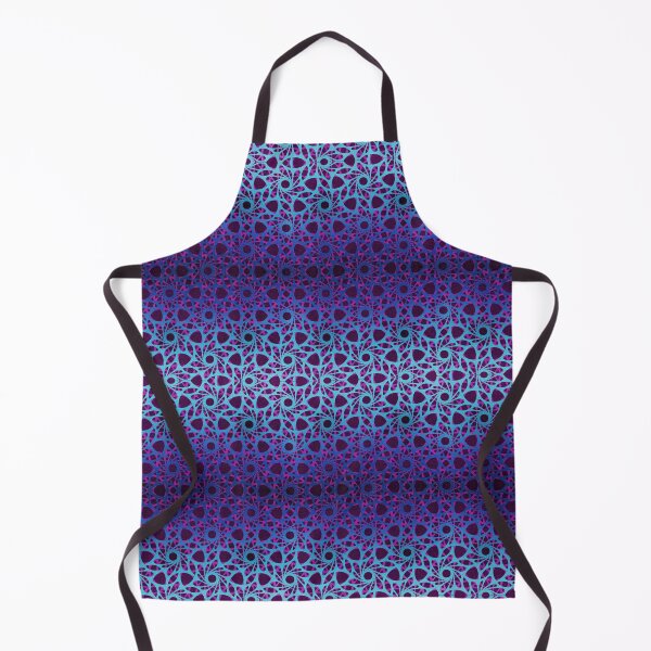 Item preview, Blue purple abstract flowers designed and sold by Sonja McKinnon.