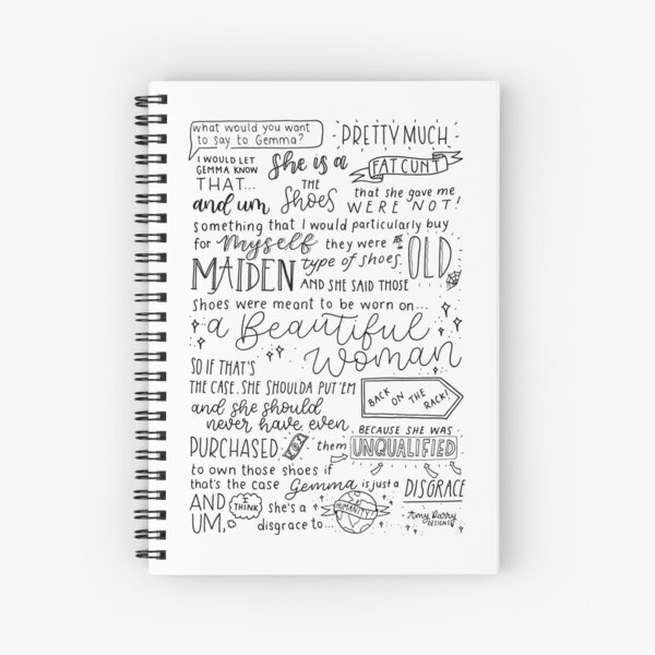 Item preview, TIFFANY POLLARD “pretty much I would let Gemma know” print designed and sold by InkandHoney.