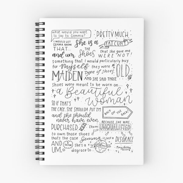Item preview, TIFFANY POLLARD “pretty much I would let Gemma know” print designed and sold by InkandHoney.