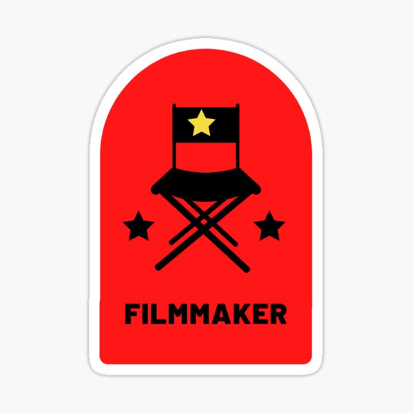 Item preview, Red Filmmaker Director's Chair designed and sold by printsbyemilyj.