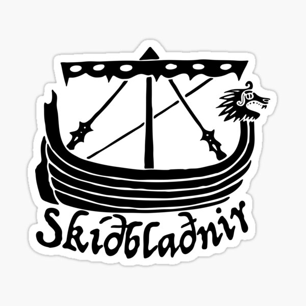 Skíðblaðnir Sticker