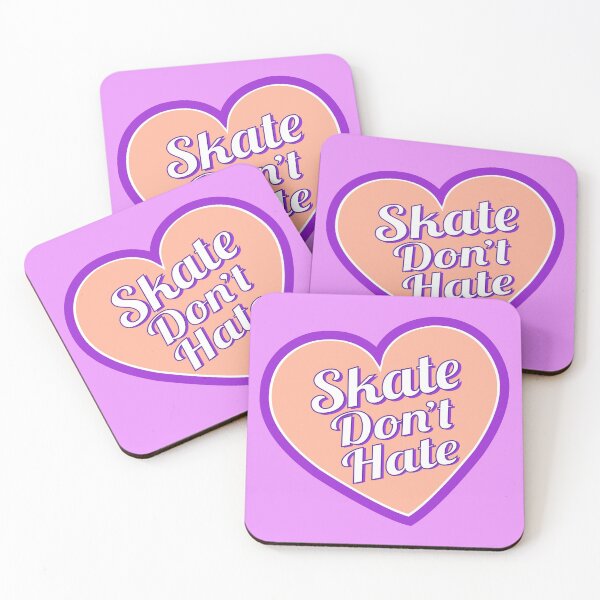 Item preview, Skate Don't Hate-Orange Heart designed and sold by littleSamantics.