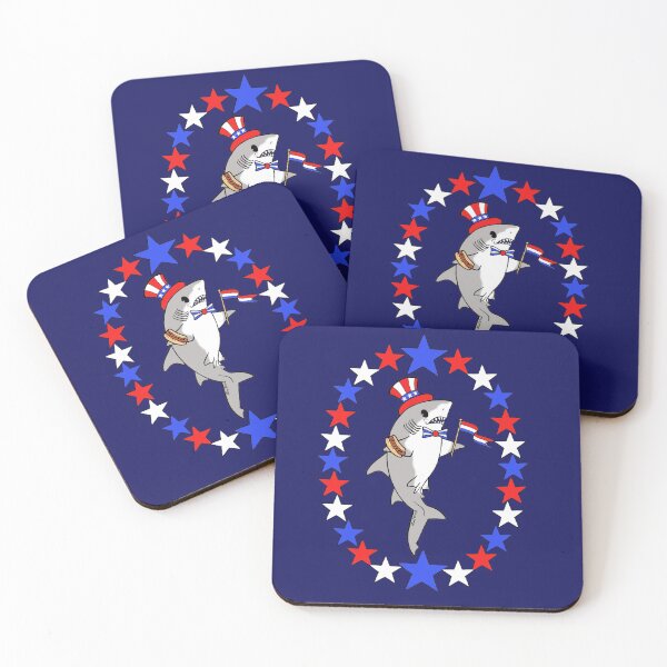 Item preview, Patriotic Shark designed and sold by sharkbait83.