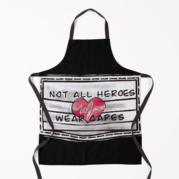 Item preview, Not all Heroes wear capes - Face mask designed and sold by aadventures.