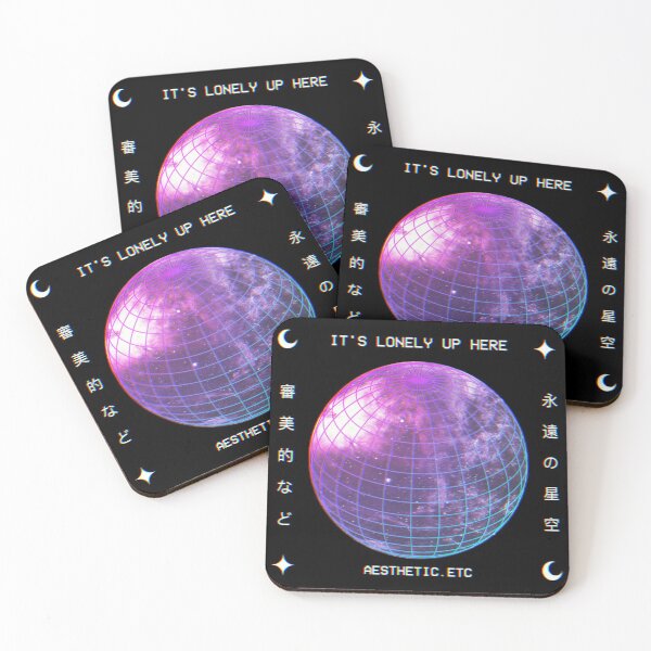 Item preview, IT'S LONELY UP HERE スペース designed and sold by aestheticetc.