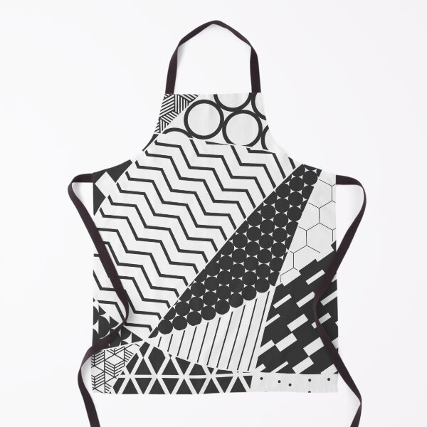 Item preview, Abstract Geometric Pattern Black and White designed and sold by aMano-mapping.