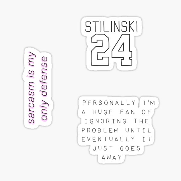 Stiles Teen Wolf Sticker Pack- 3 (Teen Wolf) Sticker