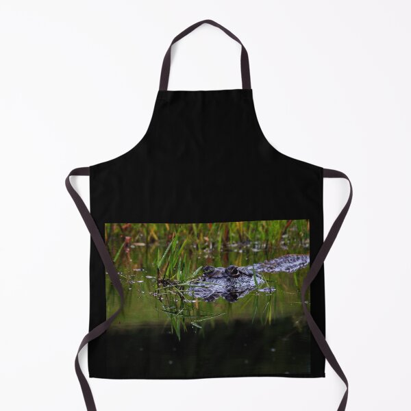 Item preview, Alligator floating in Grass designed and sold by KbytesOfJax Outdoor and Nature.