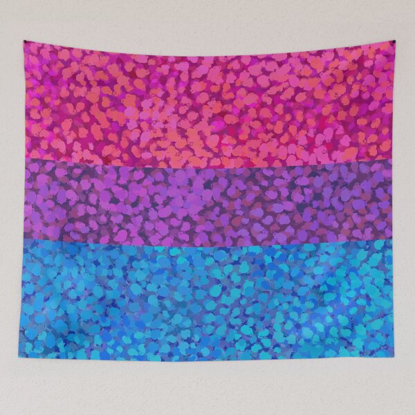 Item preview, Bisexual Stripes - Seurat Inspired Pride Flags designed and sold by Rachael Garcia.