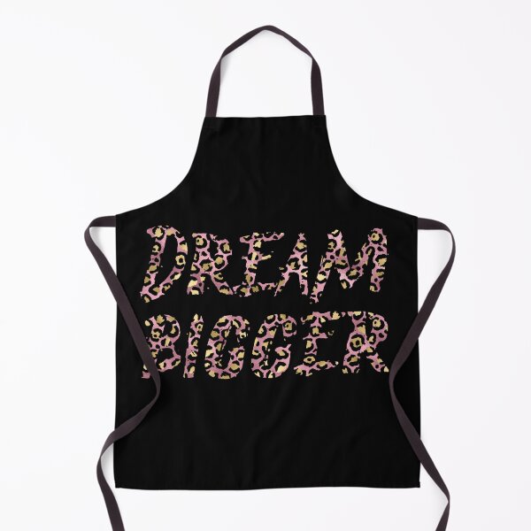 Item preview, Dream Bigger in Pink and Gold leopard prints designed and sold by lovesuperkarma.