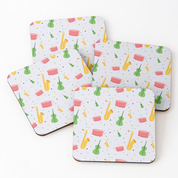 Item preview, Funky Jazz Instrument Pattern designed and sold by aleighdancer.