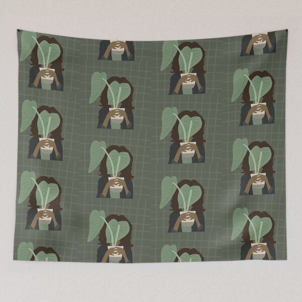 Item preview, Cozy Plant Club Girl designed and sold by Ashley Moen.