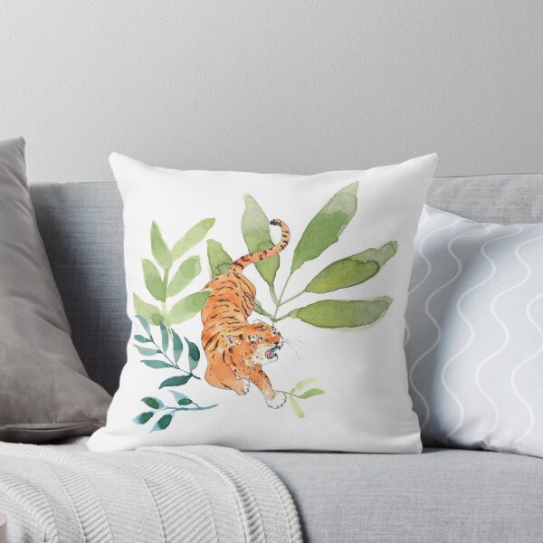 Item preview, Jungle tiger between leaves designed and sold by Laura Lencioni.