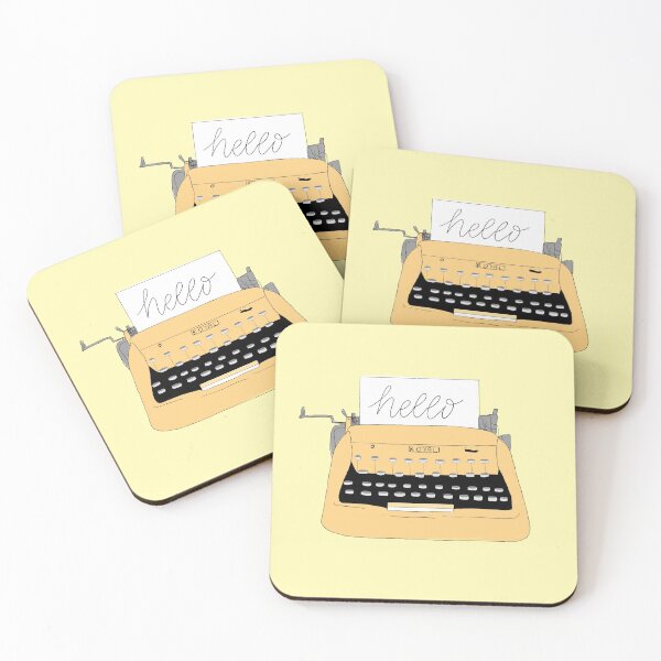 Item preview, Yellow Typewriter  designed and sold by Abbie :).