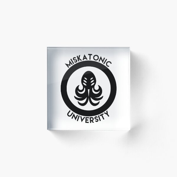 Miskatonic University Acrylic Block