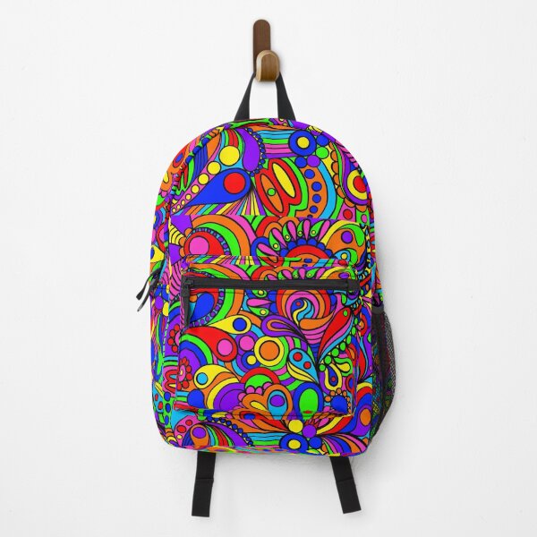 Item preview, Fun Abstract Circle and Swirl Design (With Black Outline) designed and sold by ArtsyAesthetic1.