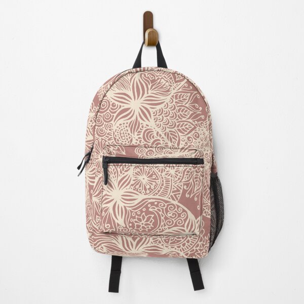 Item preview, Dusty Rose Pink Flower Doodles designed and sold by Julie Erin Designs.