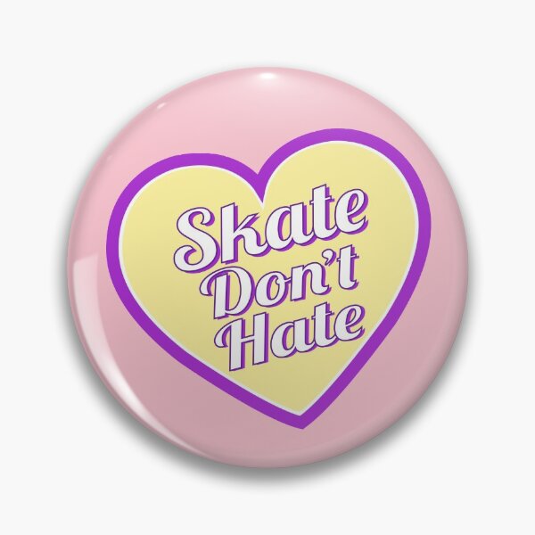 Item preview, Skate Don't Hate-Yellow Heart designed and sold by littleSamantics.
