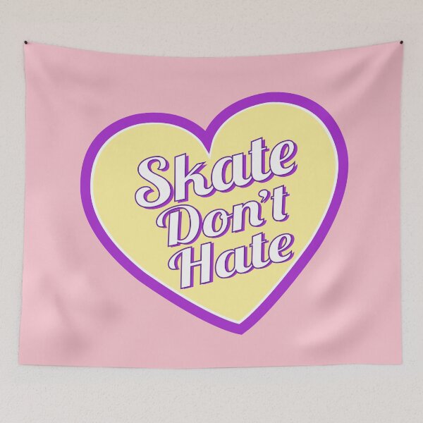 Item preview, Skate Don't Hate-Yellow Heart designed and sold by littleSamantics.