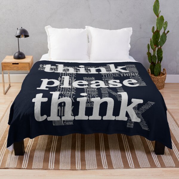 Item preview, think please think (on dark) designed and sold by tuzlay.